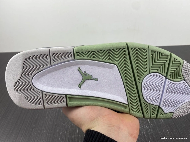 Rep Husky Seafoam Air 4 Jordan AQ9129-103 WMNS 0708